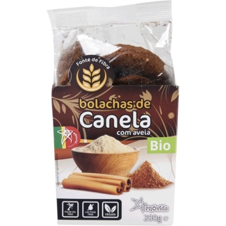 Biscoitos Bio Canela com Aveia embalagem 200 g - Próvida