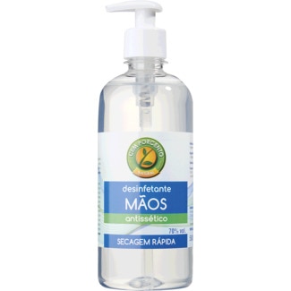 Gel Desinfectante de Mãos embalagem 500 ml - Cem Porcento