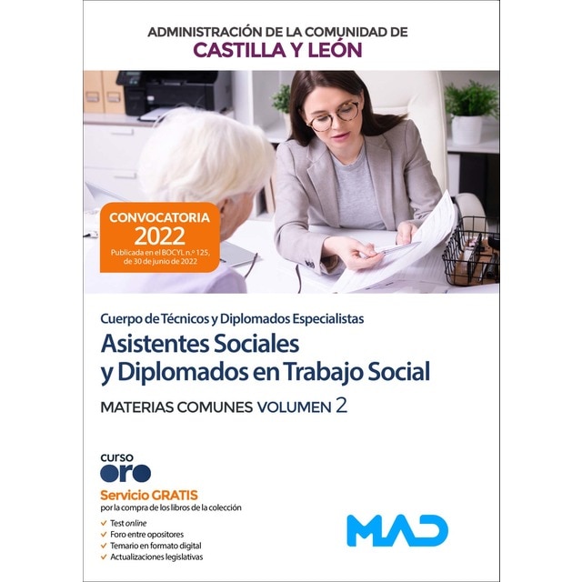 Imagen 0 de Cuerpo de Técnicos y Diplomados Especialistas (Asistentes Sociales y Diplomados en Trabajo Social) de la Administración de la Comunidad  (Tapa blanda)