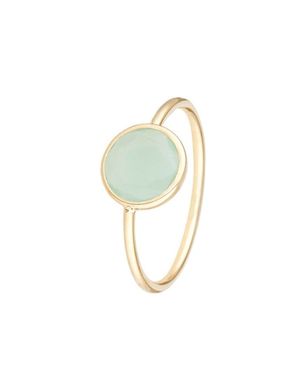 Anillo Aliyan Jade Verde, oro amarillo — oferta en Primeriti