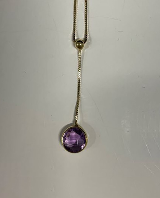 Imagen 0 de Collar "Jolie Amèthe" Oro amarillo 375/1000