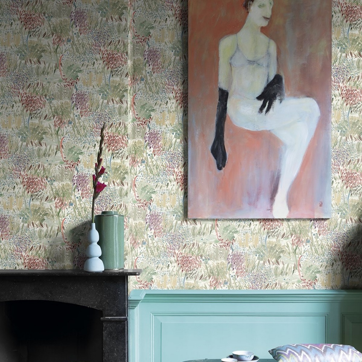 Papel pintado Gavitella Amalfi Saint Honore Beige-2