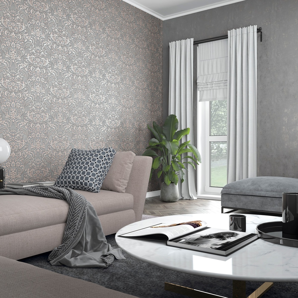 Papel de Parede Comino Cobre-2