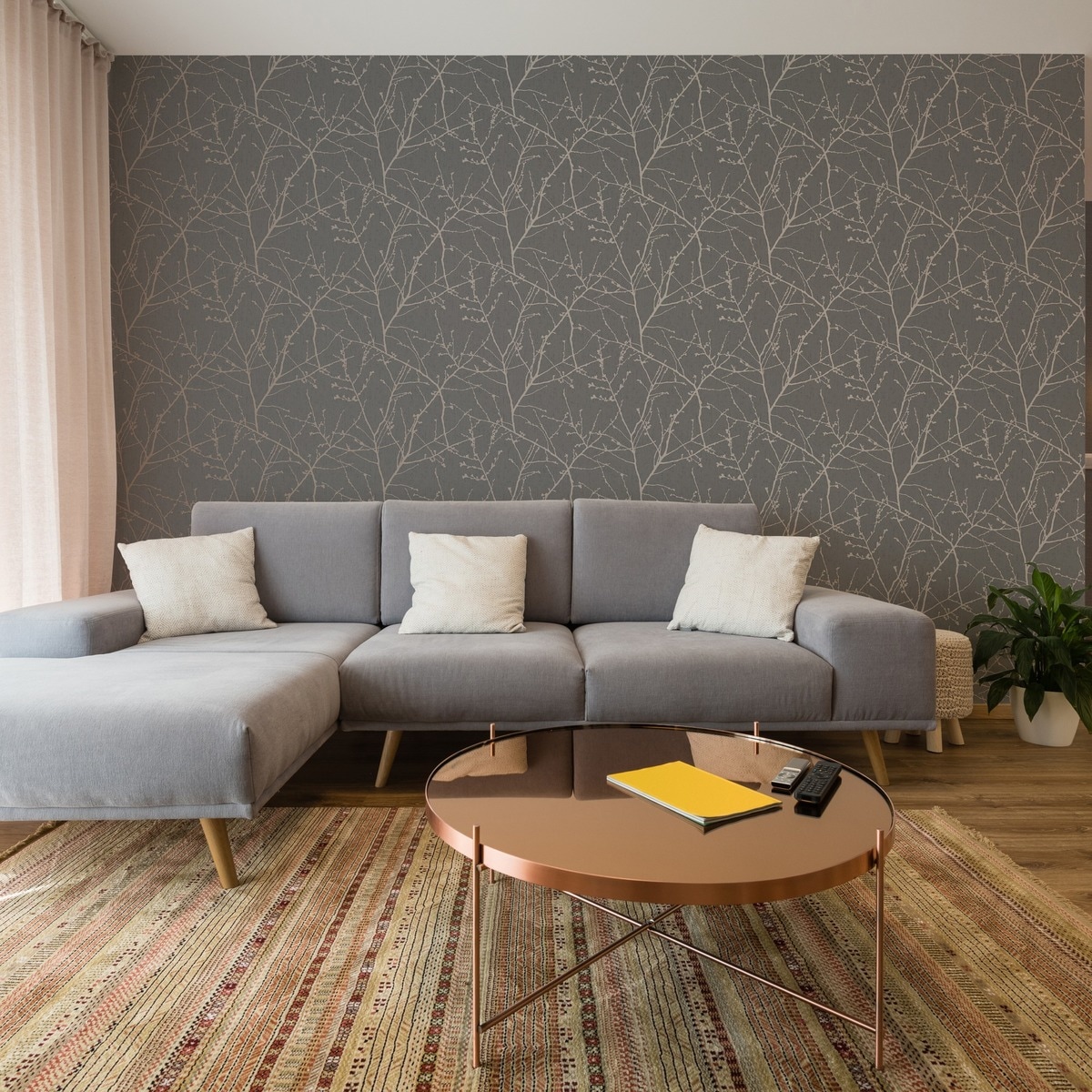 Papel pintado Segway Saint Honore Gris-2