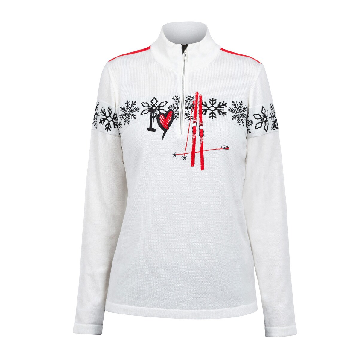 T-shirt Luna Branco / Preto-1