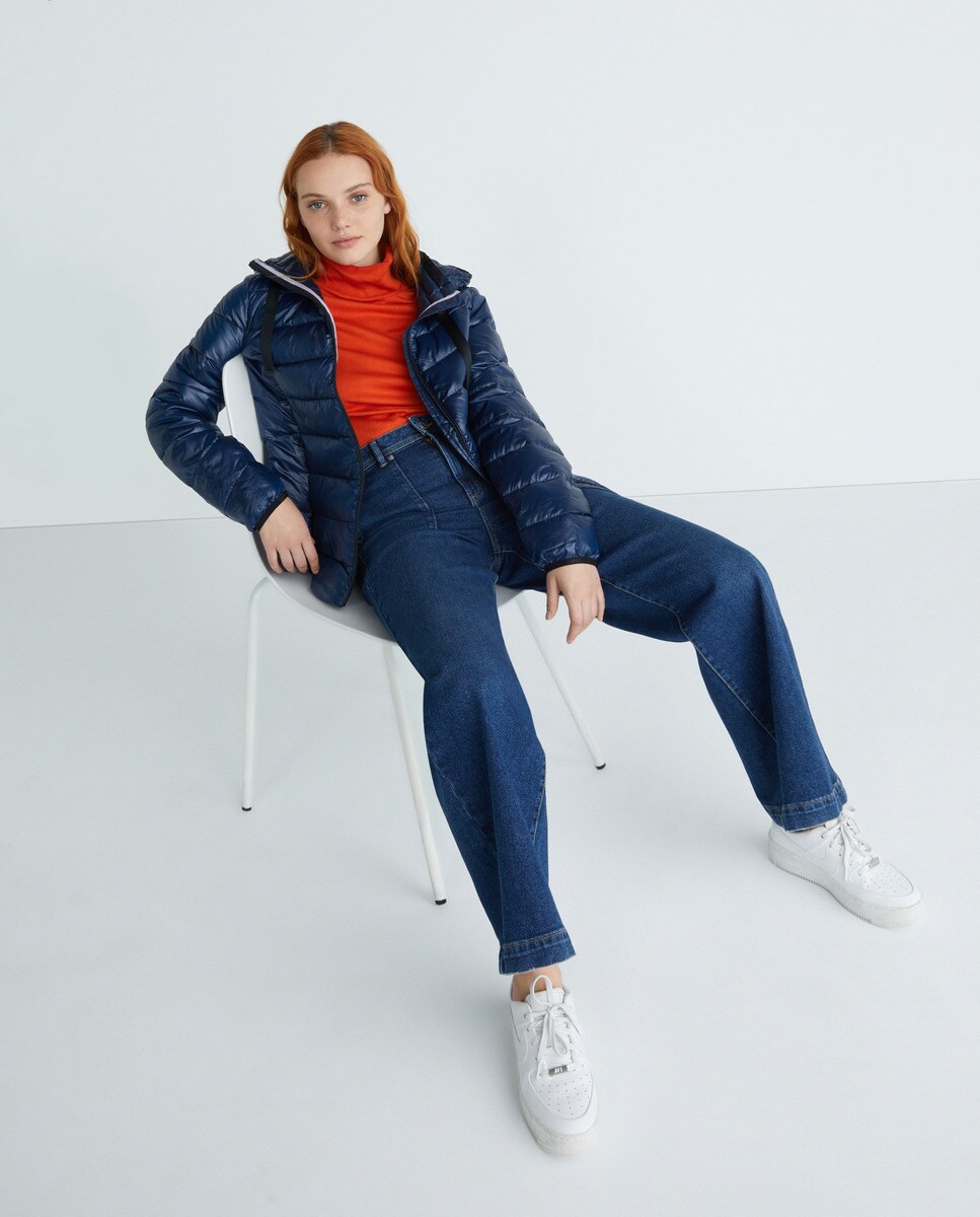 Abrigo corto de mujer ultraligero capucha · Esprit · El Corte Inglés