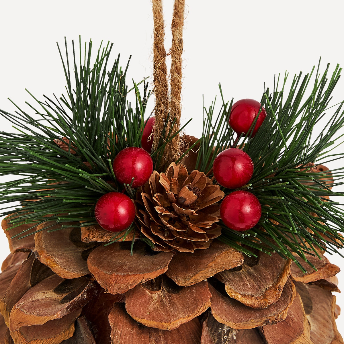 Bola com Forma de Pinha Castanho-2