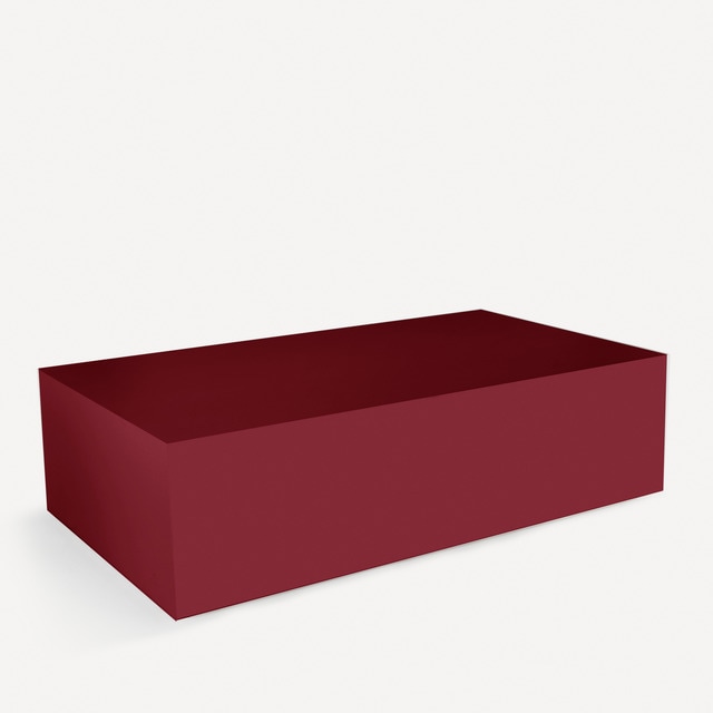 Imagem 0 de Mesa de Centro Retangular em Mate Ovar