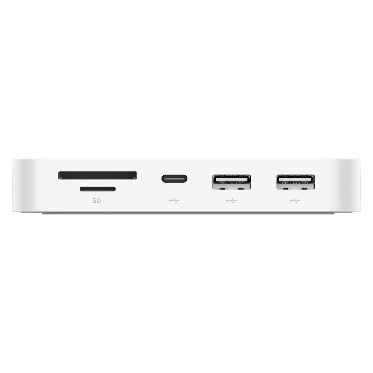 Hub Belkin USB-C multipuerto 6 en 1 con soporte Blanco-3