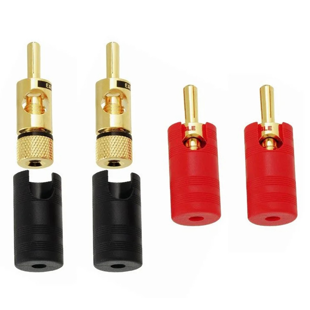 Imagen 0 de Conectores Eagle Cable Banana Luxury (4 unidades)