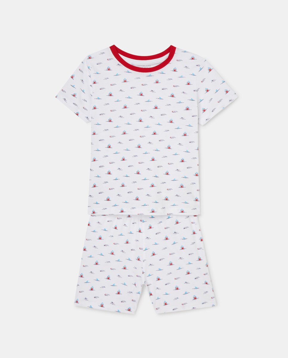 Pyjama deux pièces imprimé requins