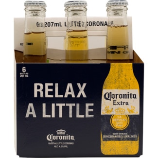Cerveja do México Extra Pack 6 garrafa 21 cl - Coronita