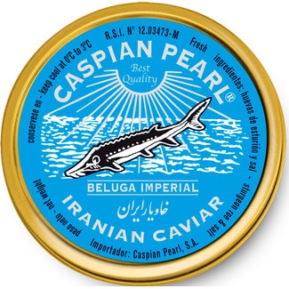 Caviar Beluga Imper Esturao embalagem 30 g - Caspian Pearl
