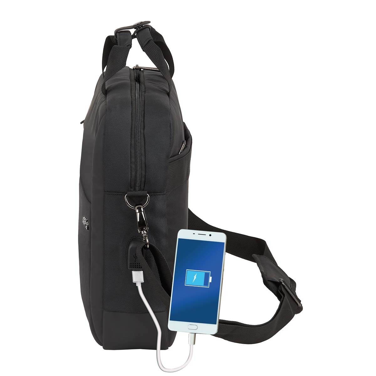 Pasta para Portátil +Tablet +USB Business 15,6 '' - Preto Preto-6