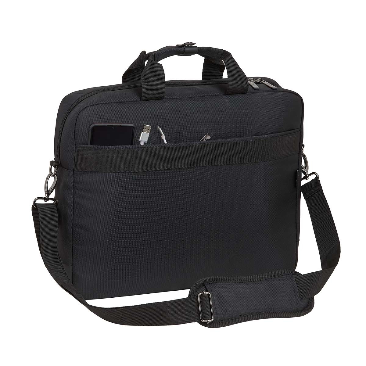 Pasta para Portátil +Tablet +USB Business 15,6 '' - Preto Preto-8