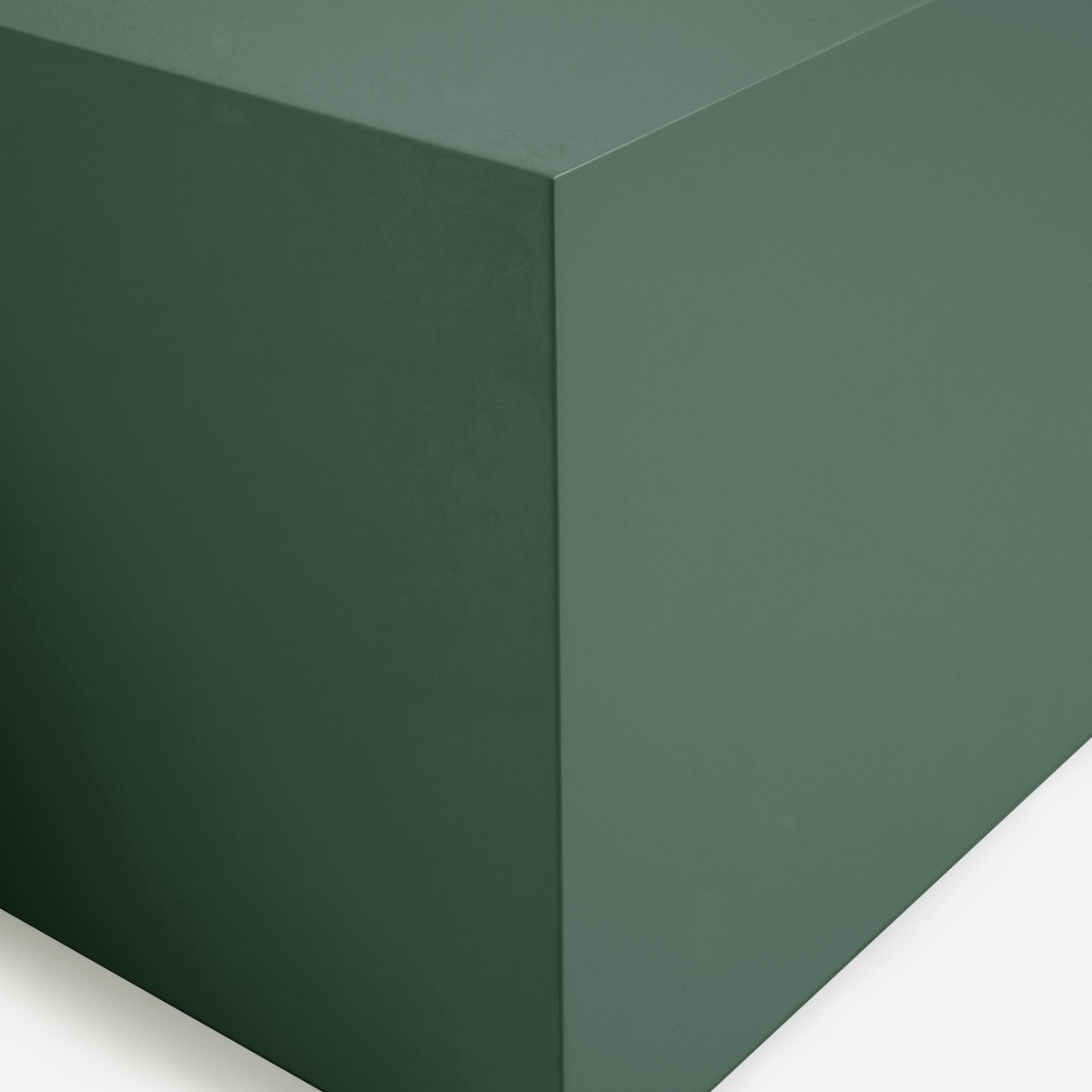 Mesa de Centro Quadrada em Mate Ovar Verde-4