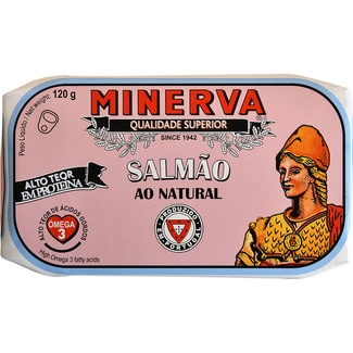 Salmão Natural lata 120 g - Minerva