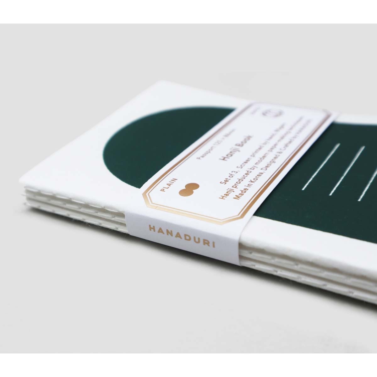 Pack 3 Cadernos Hanji Passport - Verde-escuro Verde-escuro-6