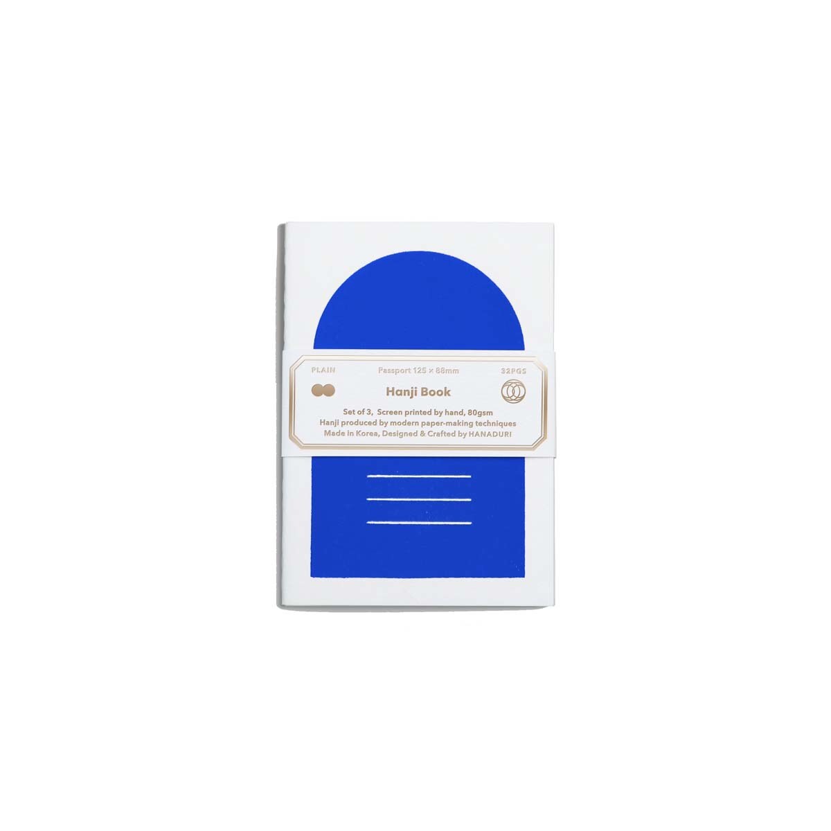 Imagem 0 de Pack de 3 Cadernos Hanji Passport - Azul