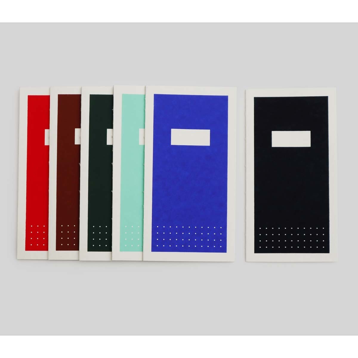Caderno Travel Hanji Cabinet Papel Pontos - Azul Esverdeado Azul-esverdeado-2