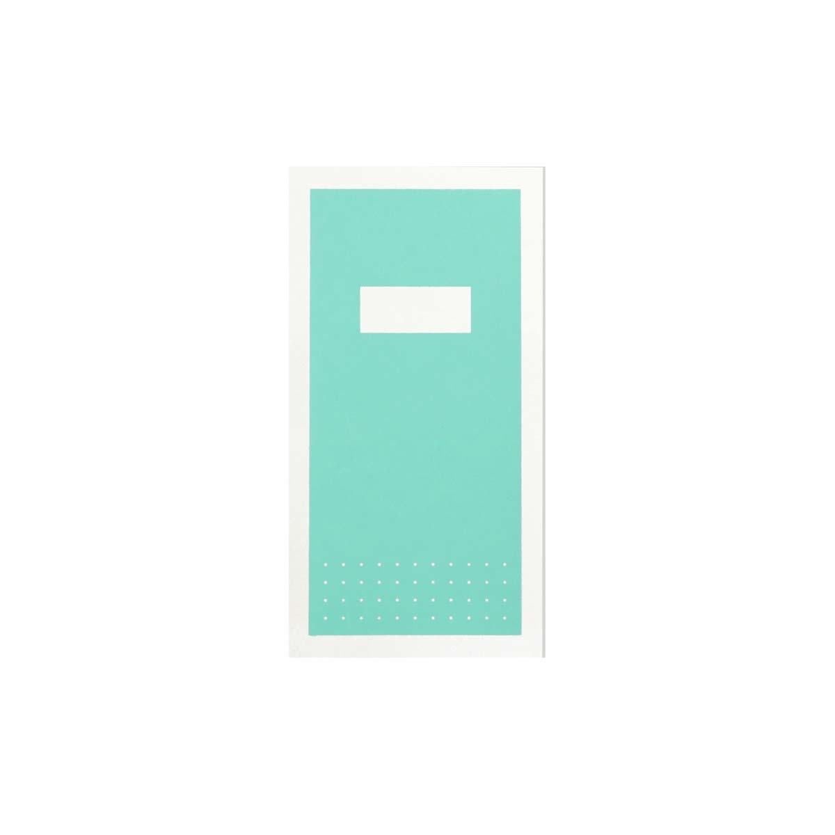 Caderno Travel Hanji Cabinet Papel Pontos - Azul Esverdeado Azul-esverdeado-1