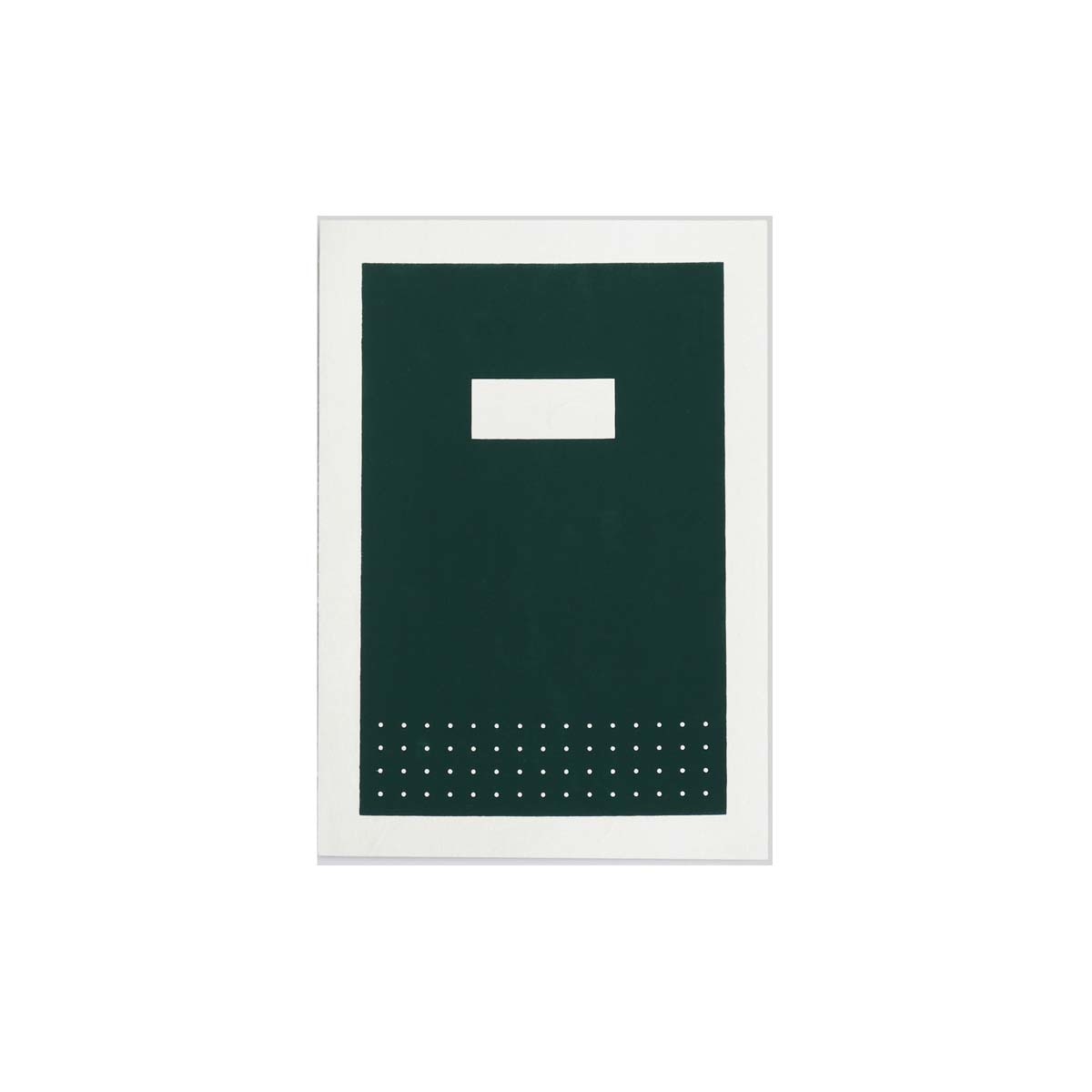 Imagem 0 de Caderno A5 Hanji Cabinet Papel Pontos - Verde-escuro