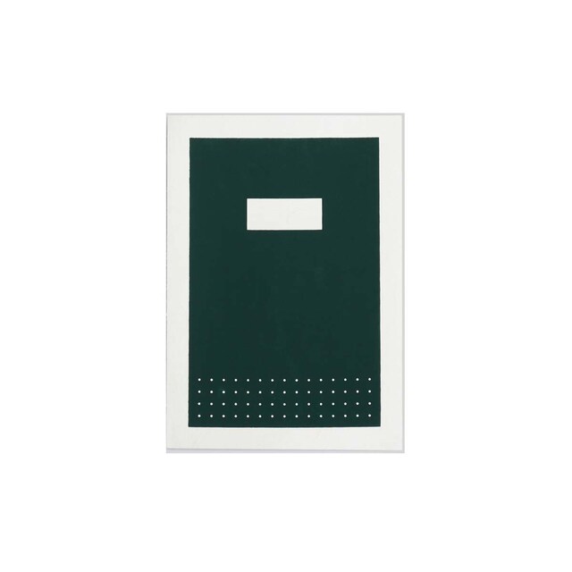 Imagen 0 de Cuaderno A5 Hanji Cabinet papel puntos Hanaduri verde oscuro