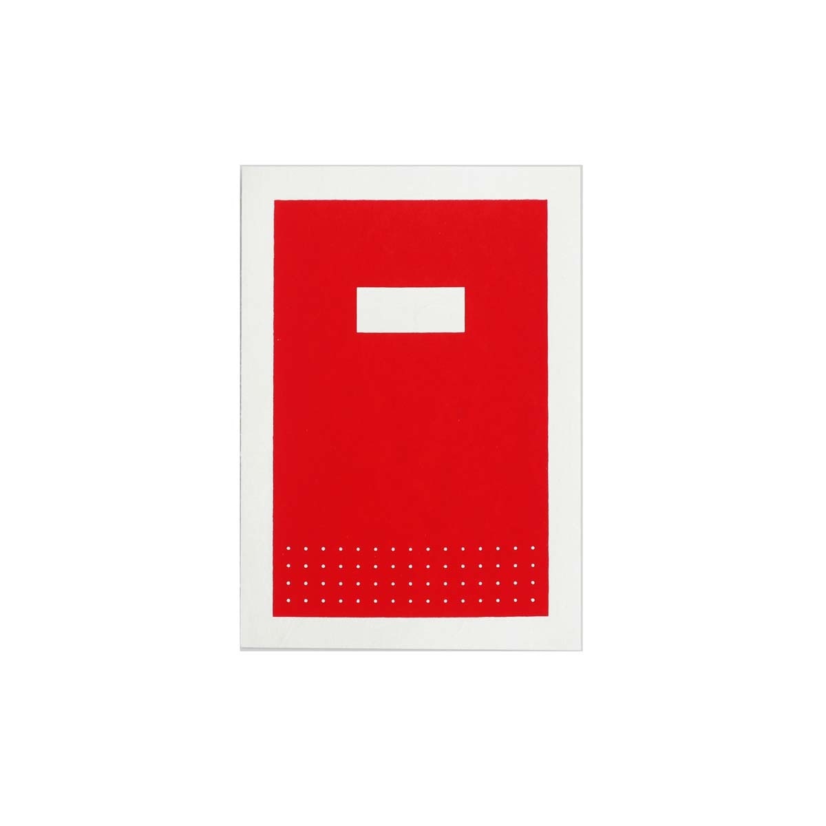 Imagem 0 de Caderno A5 Hanji Cabinet Papel Pontos - Vermelho