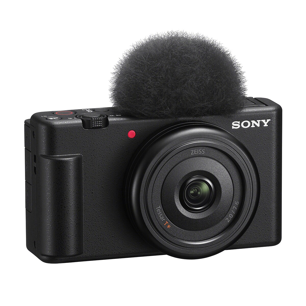 Sony ZV-1F cámara compacta vlogging con objetivo prime ultra gran angular de 20 mm y pantalla LCD de ángulo variable ideal para selfies (ZV1FBDI.EU) Negro-1