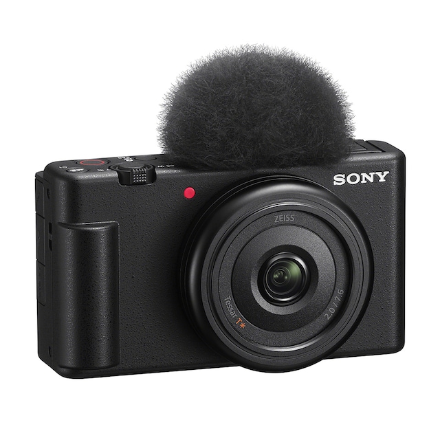 Imagen 0 de Sony ZV-1F cámara compacta vlogging con objetivo prime ultra gran angular de 20 mm y pantalla LCD de ángulo variable ideal para selfies (ZV1FBDI.EU)