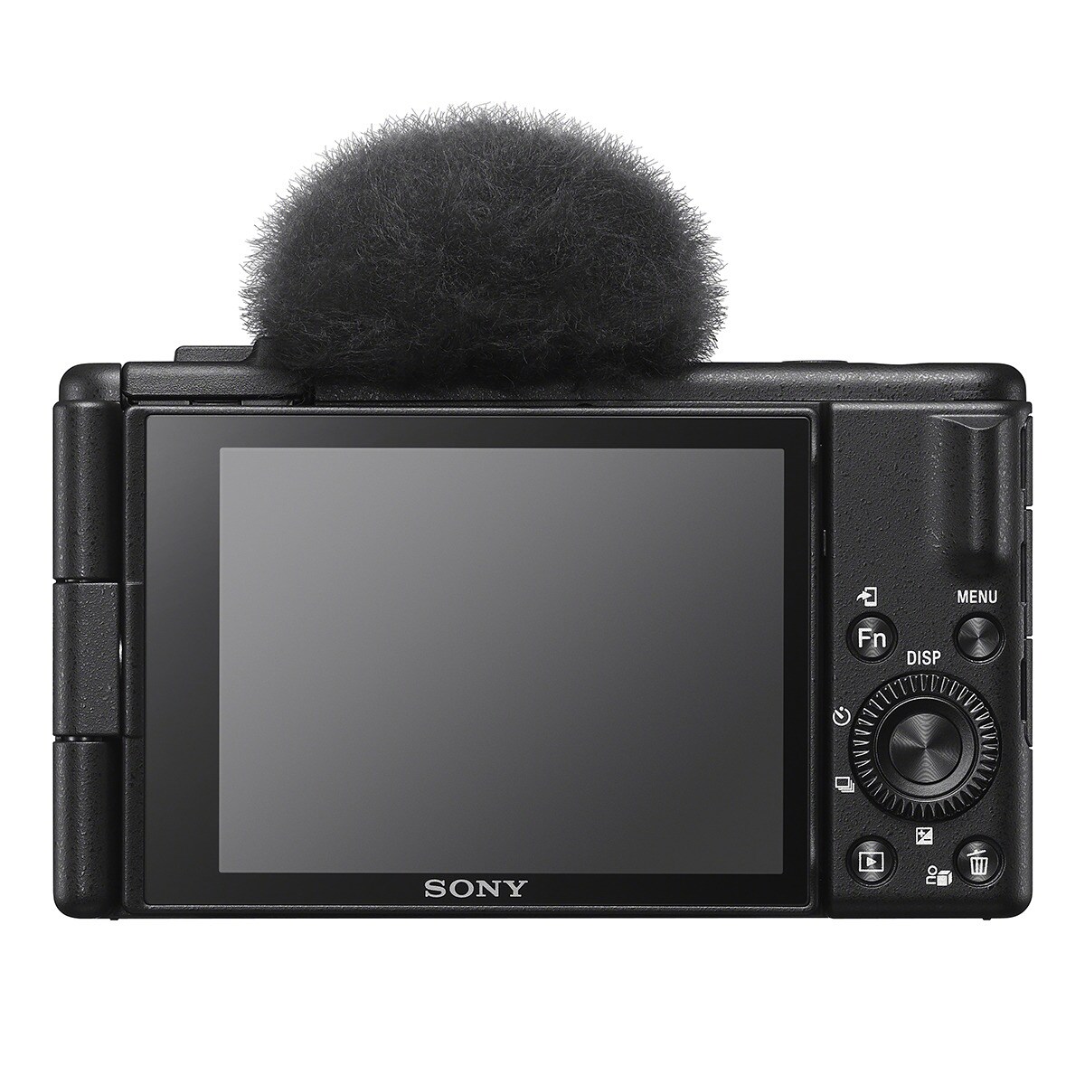 Sony ZV-1F cámara compacta vlogging con objetivo prime ultra gran angular de 20 mm y pantalla LCD de ángulo variable ideal para selfies (ZV1FBDI.EU) Negro-3
