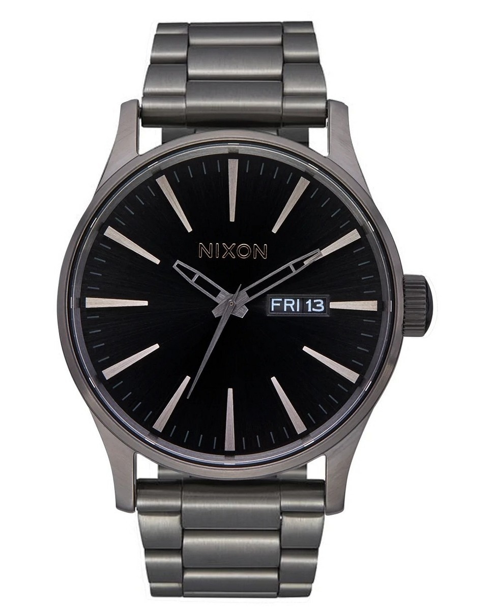 Relógio Sentry Stainless Steel Gunmetal / Black Sunray Nixon 1