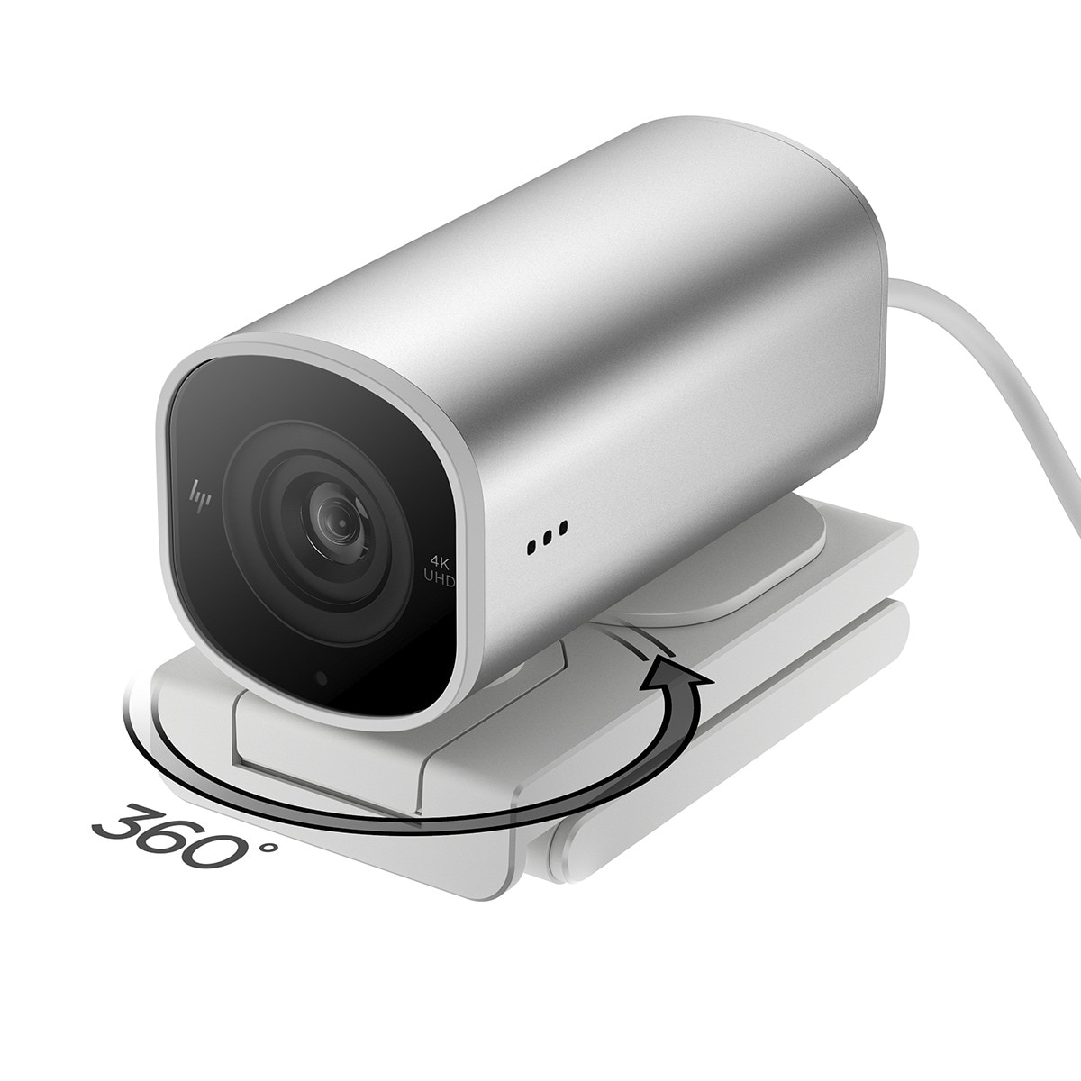 Webcam 4K HP 960 para streaming Plata-5