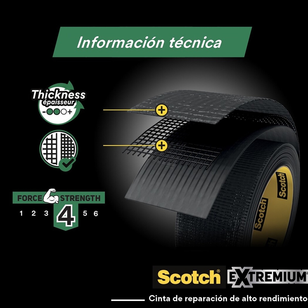 Fita Americana Exteriores de Altas Prestações - 27,4 m Cinzento-5