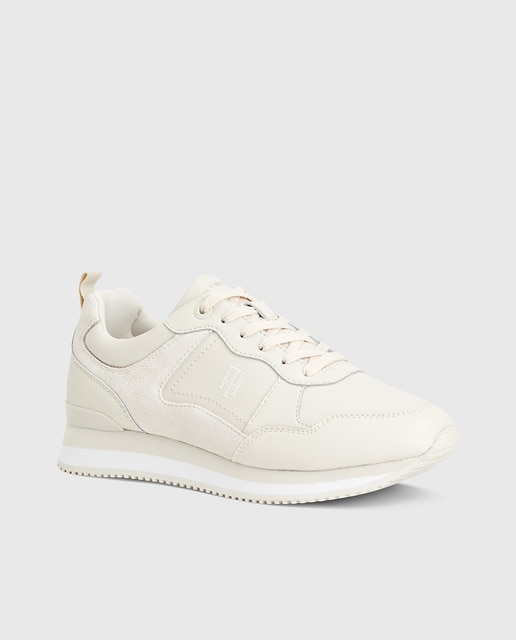Imagen 0 de Zapatilla tipo runner con emblama Tommy Hilfiger