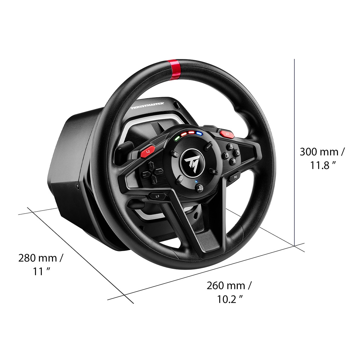 Volante Thrustmaster T128 Carreras Force Feedback com Pedais Magnéticos para PS5 / PS4 / PC 4