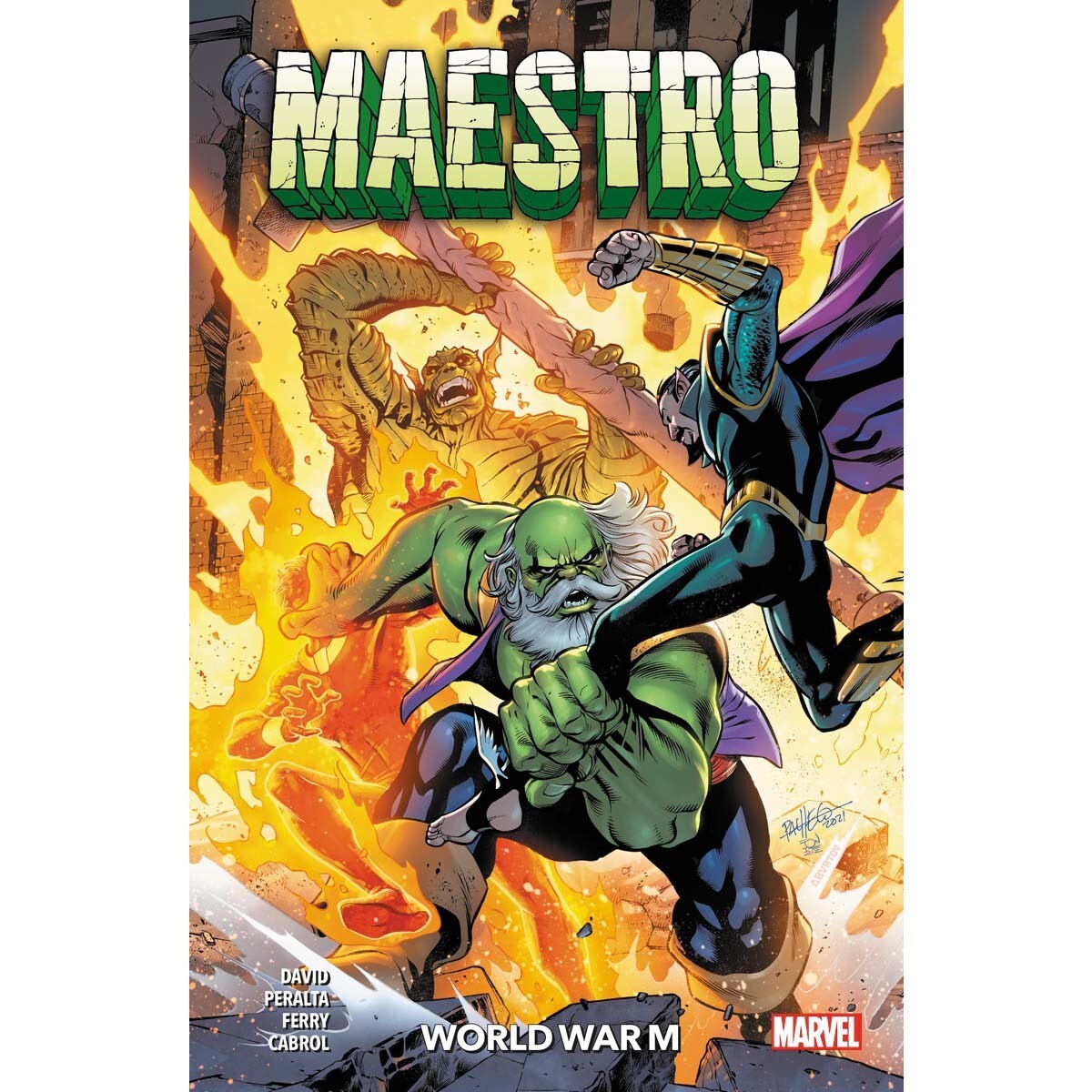 100% Marvel maestro 3. world war m (Capa mole) 1