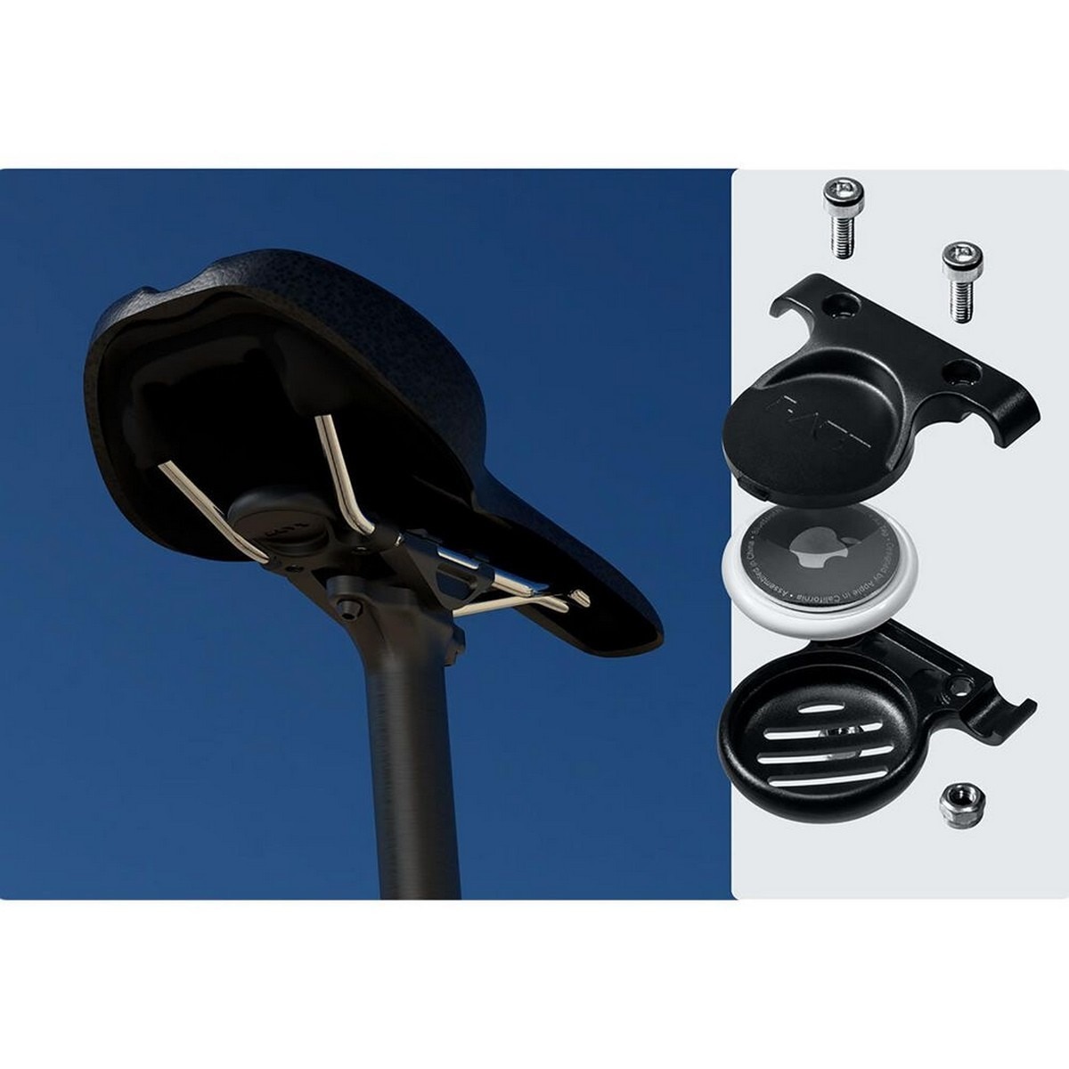 Fixador de Celim Laut Bicicleta para Apple AirTag 2