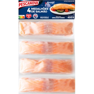 Medalhões de Salmão 3/5 Unidades embalagem 400 g - Pescanova
