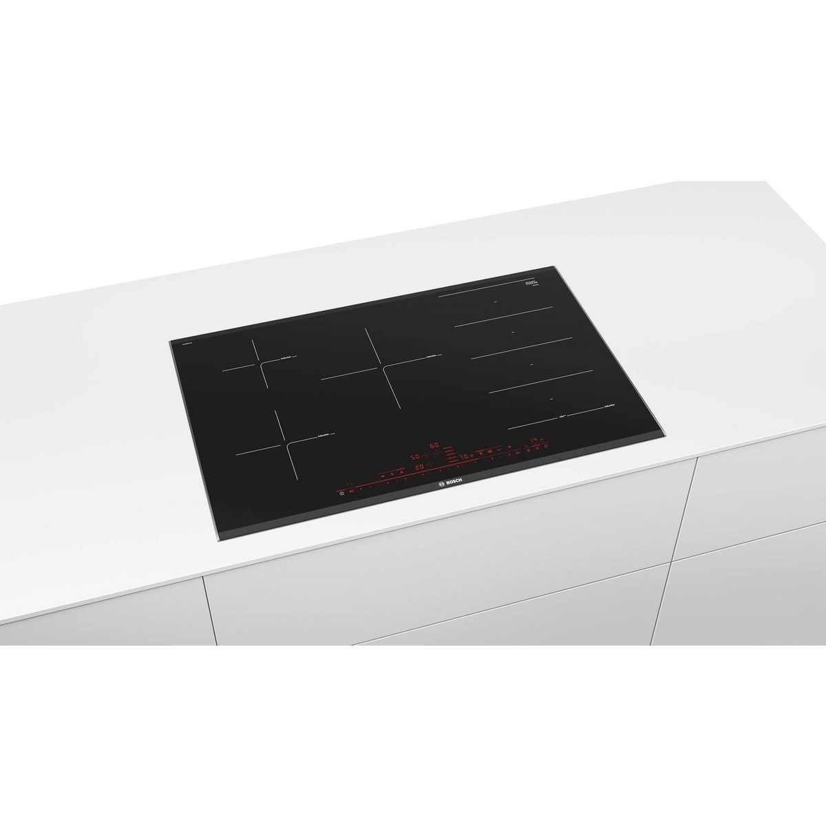 Placa de Indução Bosch Série 8 PXV875DV1E FlexInduction e PerfectFry com 5 Zonas e de 80 cm - Preto Preto-5