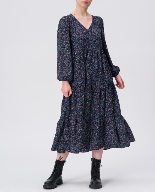 Imagen 0 de Vestido largo volantes