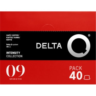Café Qharacter XL Intensidade 9 embalagem 40 cápsulas - Delta Q