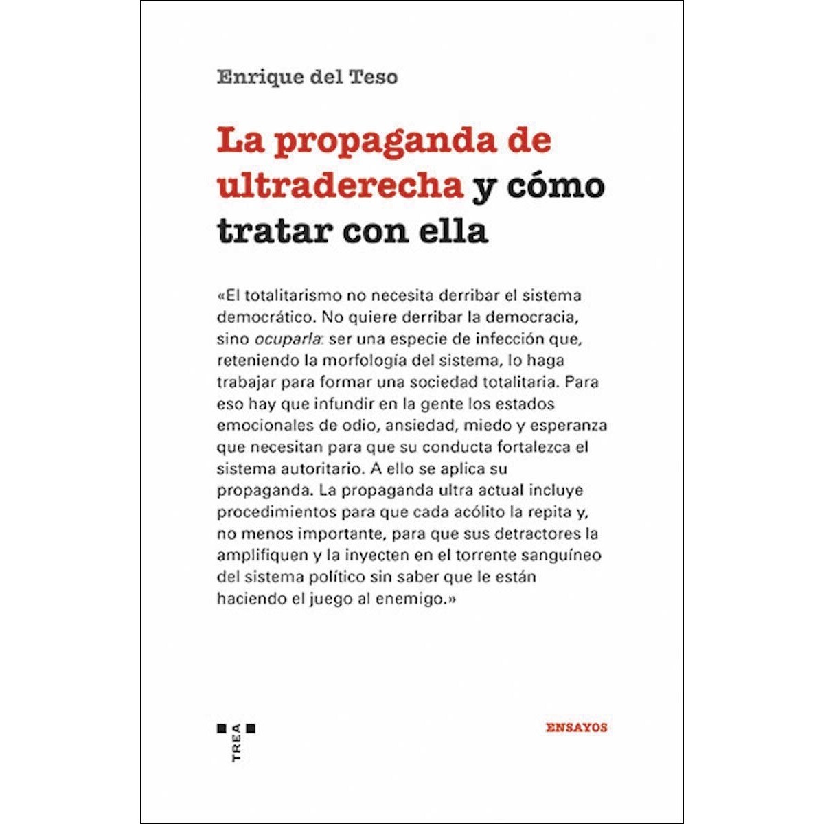 La propaganda de ultraderecha y cómo tratar con ella (Capa mole com abas) 1