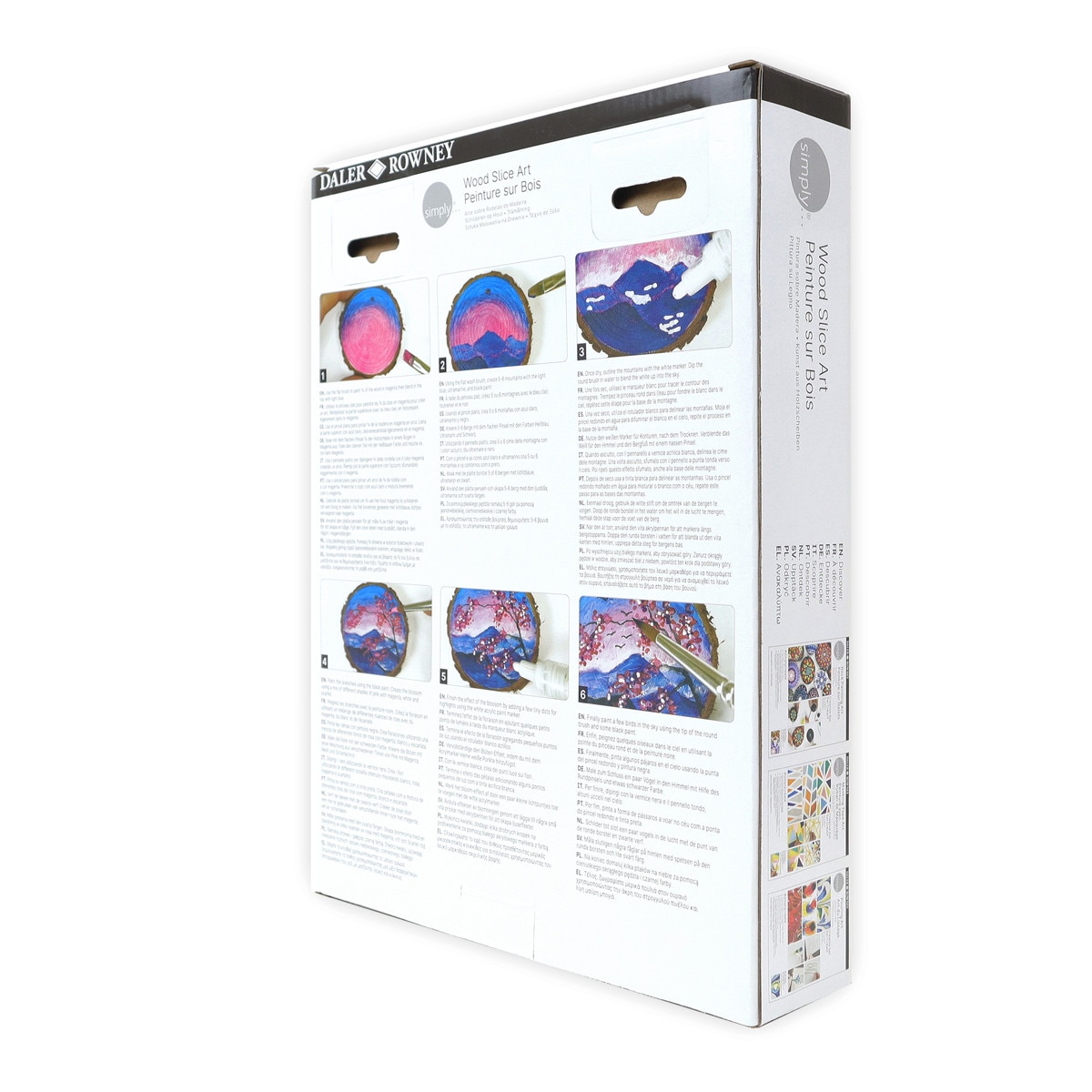 Set creativo pintura madera simply Daler Rowney 5