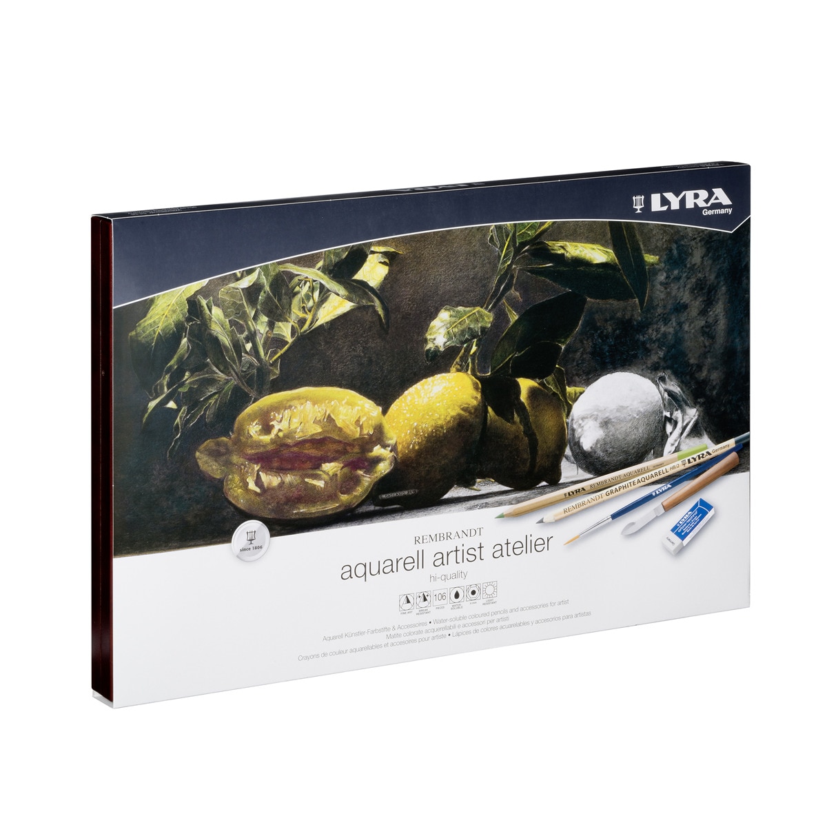 Maletín madera Rembrandt Aquarell Lyra 1