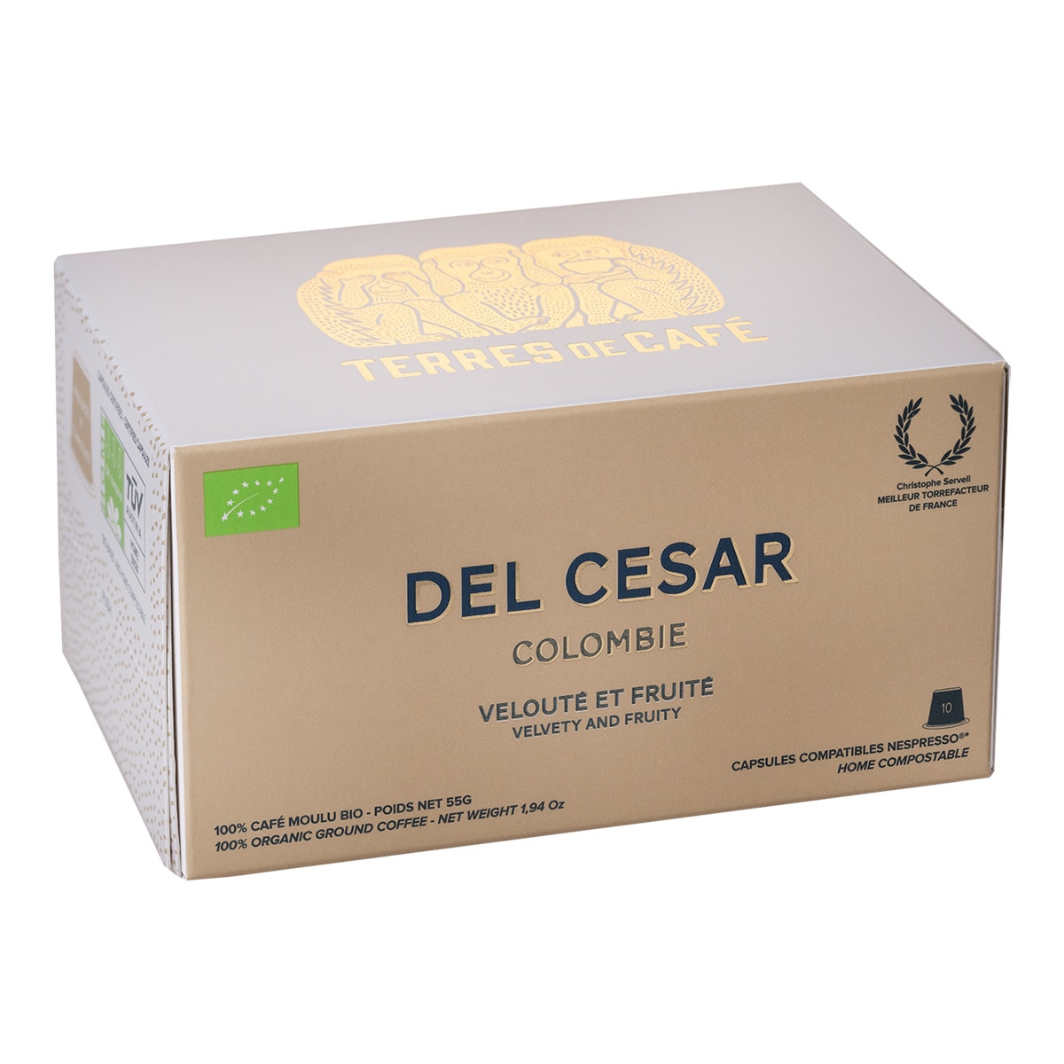 Café de Colombie Del Cesar Terres de Café 10 capsules