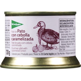 Paté de Pato com Cebola Caramelizada embalagem 130 g - El Corte Inglés