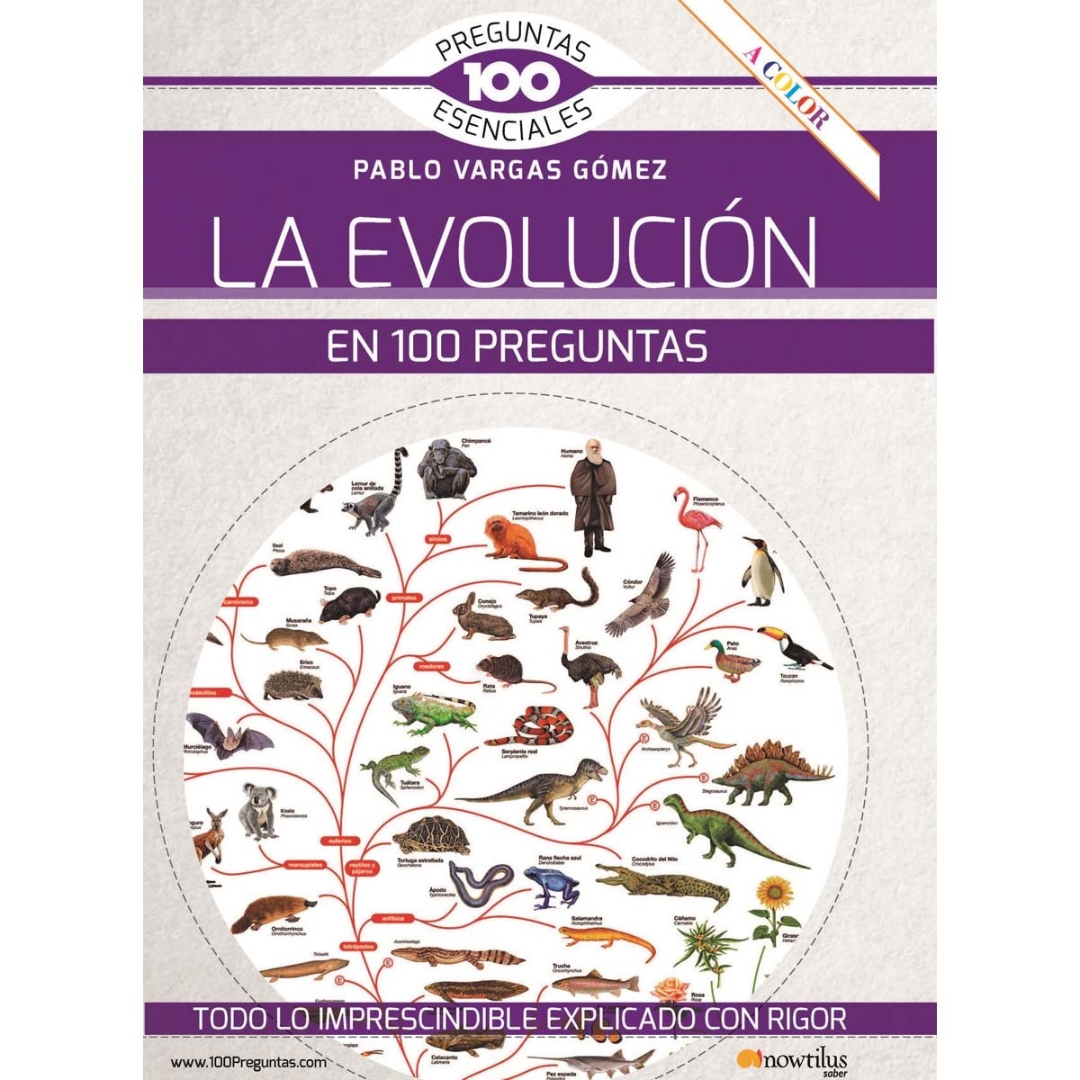 La Evolución en 100 preguntas (Capa mole com abas) 1