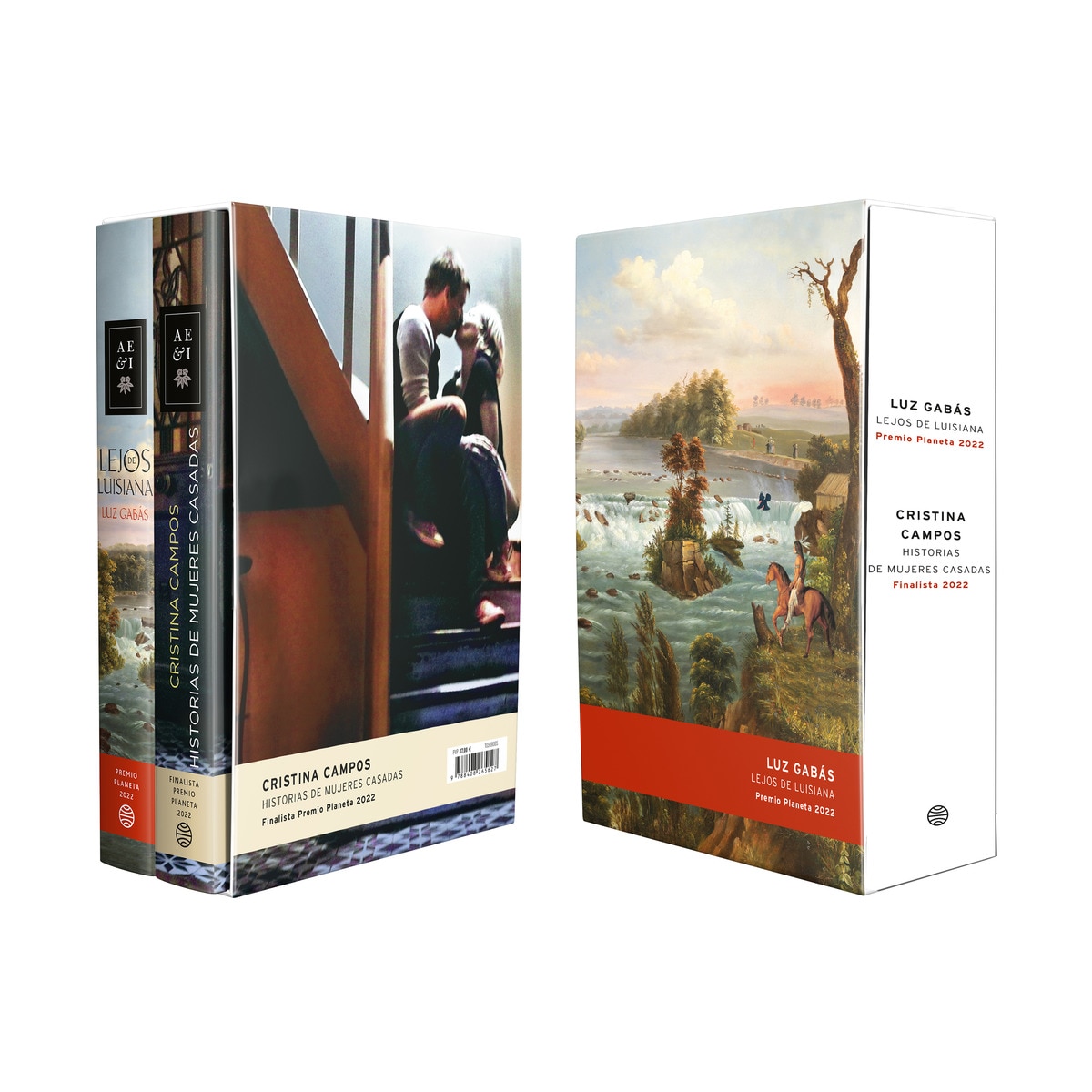 Imagem 0 de Estuche Premio Planeta 2022 (Lejos de Luisiana + Historias de mujeres casadas)