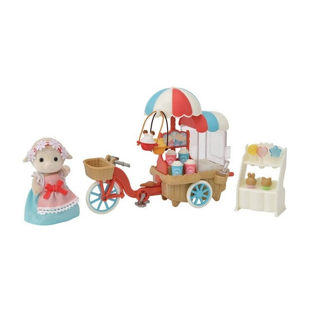 Imagem 0 de Sylvanian Families Triciclo Delivery de Pipocas - Ovelha Bárbara